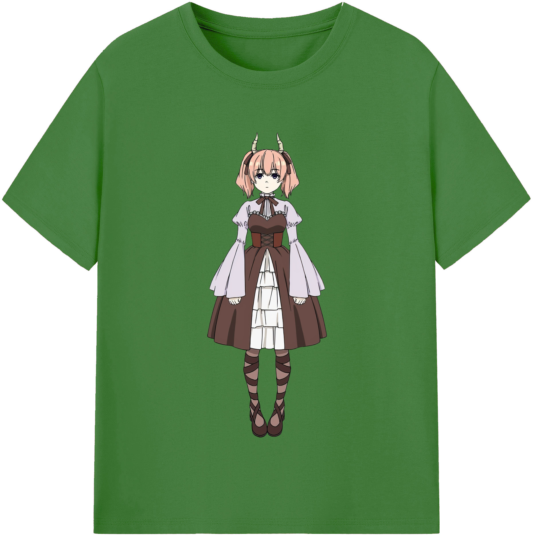 （画像用） 葬送のフリーレン Frieren レディースカジュアルプリントTシャツ（綿100％）
